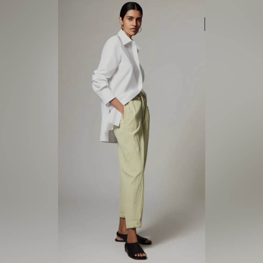 COS Drawstring Seersucker Trousers Women’s Size 2